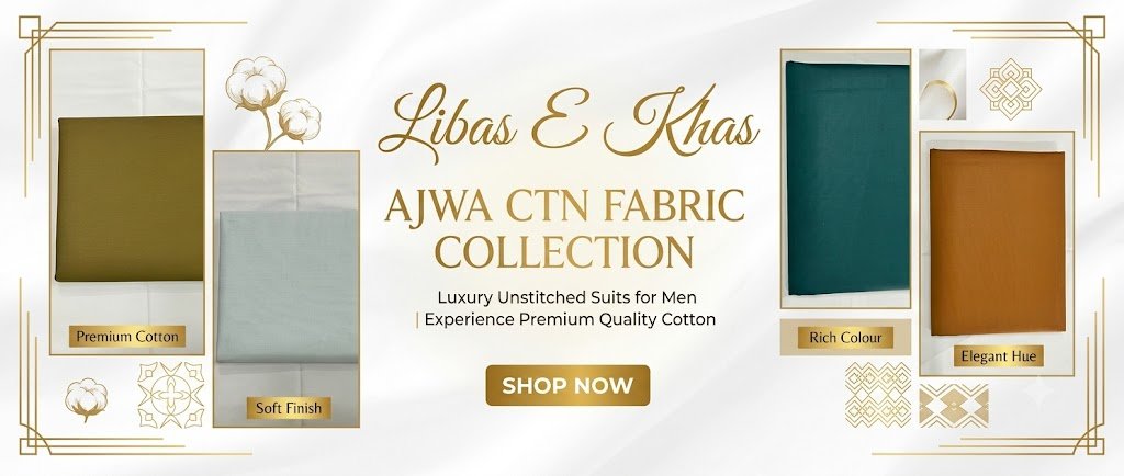 Libas E Khas Ajwa CTN Fabric Collection libas e khas ajwa ctn fabric collection