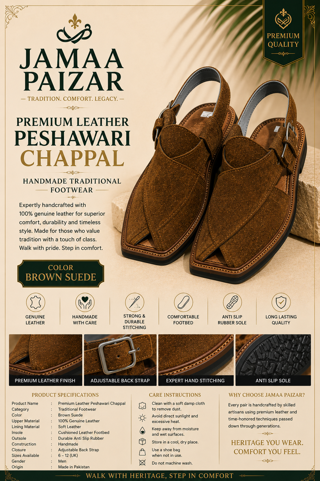 jamaa paizar premium leather peshawari chappal – handmade traditional footwear jamaa paizar premium leather peshawari chappal – handmade traditional footwear