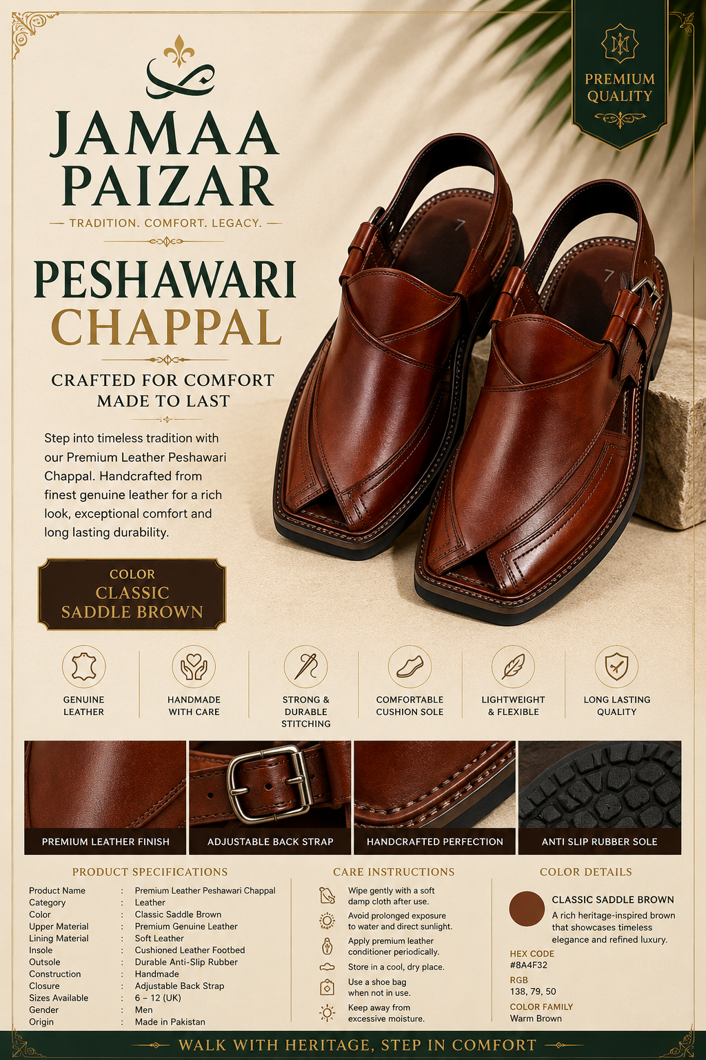 jamaa paizar premium leather peshawari chappal – handmade traditional footwear jamaa paizar premium leather peshawari chappal – handmade traditional footwear