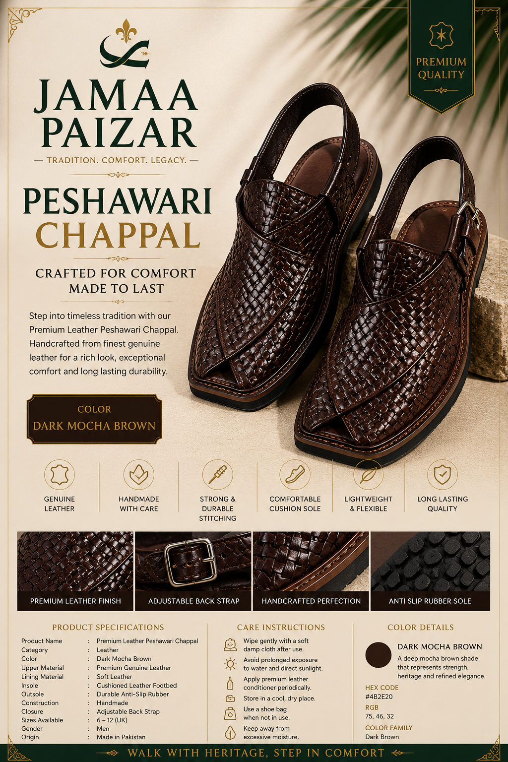 jamaa paizar premium leather peshawari chappal – handmade traditional footwear jamaa paizar premium leather peshawari chappal – handmade traditional footwear